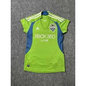 Womens Adidas Seattle Sounders FC Green Xbox 360 Soccer Jersey, Size M